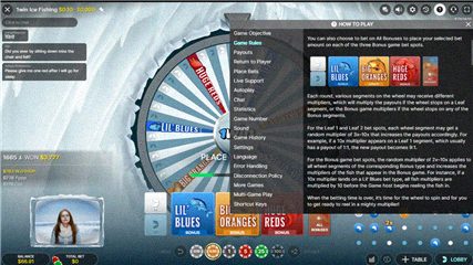 Ice Fishing regole di gioco dettagliate